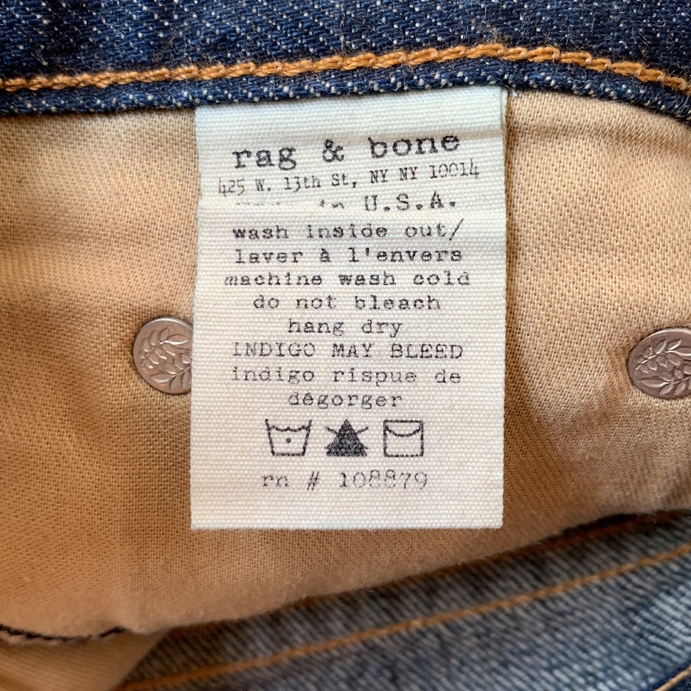 Classic Rag & Bone Ripped Jeans Shorts - Picture 9 of 9